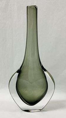 Orrefors Nils Landberg Sommerso Dusk Series Vase