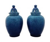 Paul Milet Sevres Covered Potpourri Urns