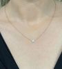 Modern Diamond Star Necklace