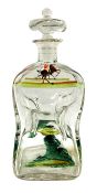 Polo Player Decorated Decanter
