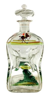 Polo Player Decorated Decanter