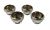 Raj Style English Salt Cellars Dated 1880