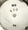 Raj Style English Salt Cellars Dated 1880