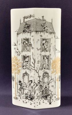 Raymond Peynet / Rosenthal Porcelain Vase