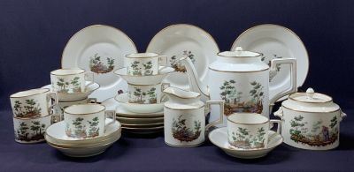 Richard Ginori Porcelain Tea Set