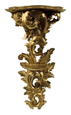 Rococo Inspired Gilt Wood Corbel