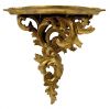 Rococo Inspired Gilt Wood Corbels