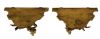 Rococo Inspired Gilt Wood Corbels