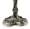 Rococo Inspired Silver Plate Candlesticks, circa 1890