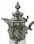 Rococo Style German Silver & Crystal Claret Jugs