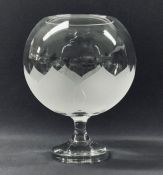 Rectangular Bubble Glass Vase by WMF Glas in Clear Color, circa