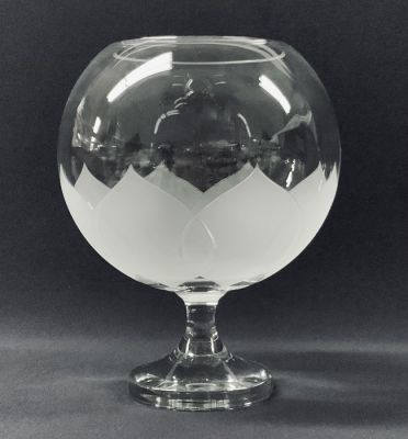 Rosenthal Lotus Blossoms Crystal Rose Bowl