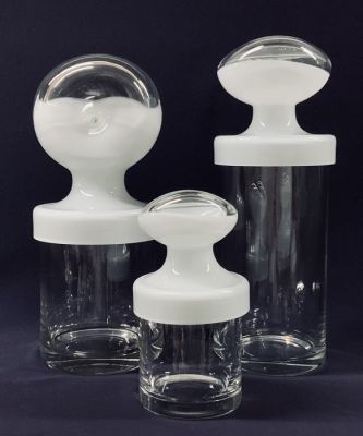 Rosenthal Studio-Line Zsofia Kanyak Crystal Jars