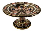 Royal Crown Derby Old Imari Pedestal Dated 1912