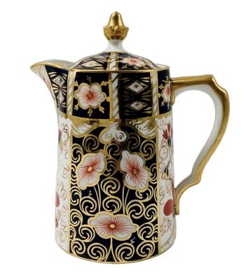 Royal Crown Derby Traditional Imari Syrup Jug Dated 1912