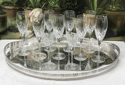 Royal Doulton Juliette Crystal Champagne Flutes