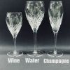 Royal Doulton Juliette Crystal Champagne Flutes