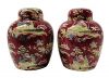 Royal Winton Red Willow Lamps