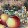 Royal Worcester Hand Painted Bone China Fruit Plate, circa 1950