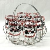 Scotty Dog Tumblers, circa 1950s