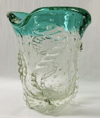 Seguso Murano Glass Vase