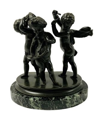 Sevres Bronze Putti Band