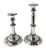 Sheffield Plate Telescopic Candlesticks