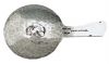 Shiebler & Co. Medallion Sterling Silver Tea Caddy Spoon
