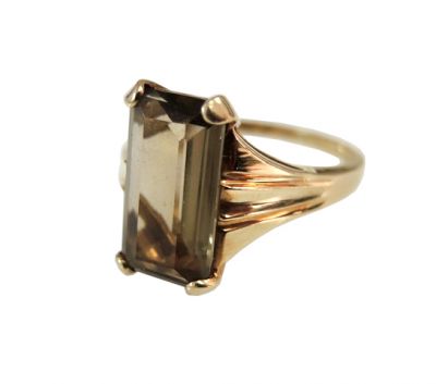 Siffari Vintage Smoky Quartz Ring