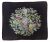 Solid Walnut Footstool With A Floral Needlepoint Cover, circa 1940s