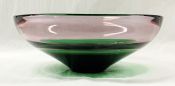 Sommerso Murano Glass Bowl