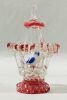 Spun Glass Miniature Bird Cage