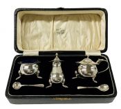 Sterling Silver Condiment Set, 1921-1929