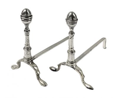 Sterling Silver Figural Andiron Form Knife Rests