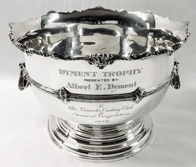 Sterling Silver Granite Club Toronto Curling Trophy Dated 1927