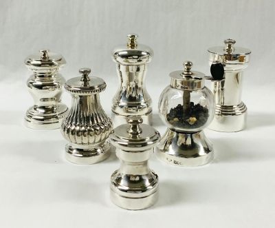 Sterling Silver Pepper Mills