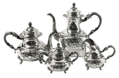 Sterling Silver Tea & Coffee Set