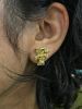 Stittgen Mid Century Modern Gold Earrings