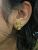 Stittgen Mid Century Modern Gold Earrings