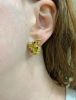 Stittgen Mid Century Modern Gold Earrings