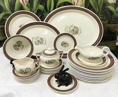 Mid Century Modern Susie Cooper Hazelwood Dinnerware