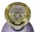 Swedish Glass Vase In Purple & Amber