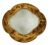 T & V Limoges Yellow Ground Demitasse Cup & Saucer 