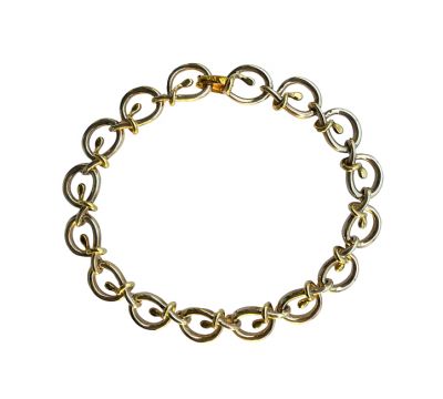 Tane Vintage Gilt and Silver Link Necklace