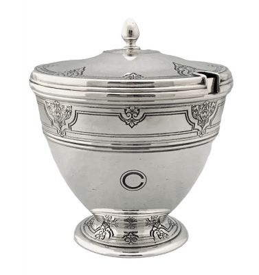 Tiffany & Co Sterling Silver Jam Pot