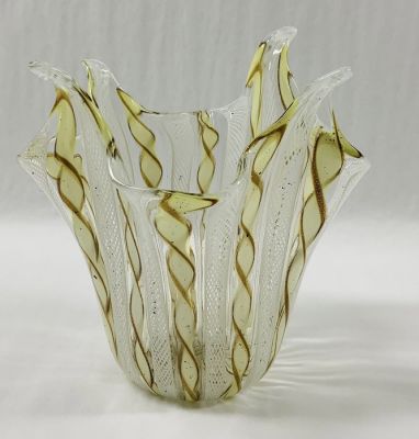 Vetro a Retortoli Fazzoletto Vase