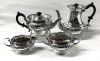 Victorian Birks Sterling Silver Tea Set Dated 1898/99
