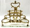 Victorian Bronze Dore & Gilded Glass Tantalus 