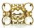 Victorian Bronze Dore & Gilded Glass Tantalus 