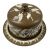 Victorian Brown Jasperware Cheese Dome